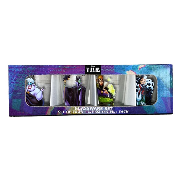Disney Other - NIB Disney Villans shot glasses